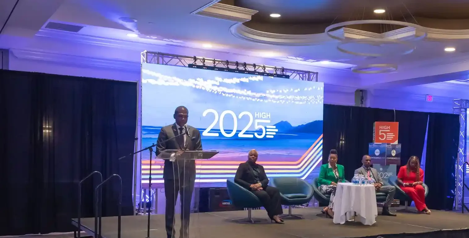 Prime Minister Dr. Terrance Drew at 2025 Caribbean Regional Compliance Association Conference in St. Kitts and Nevis