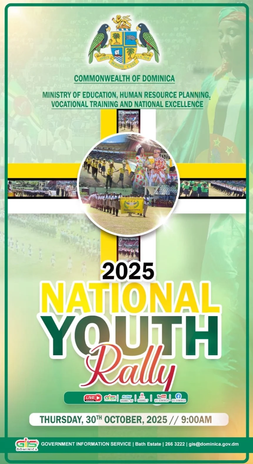 Representative image of 2025 National Youth Rally, Dominica