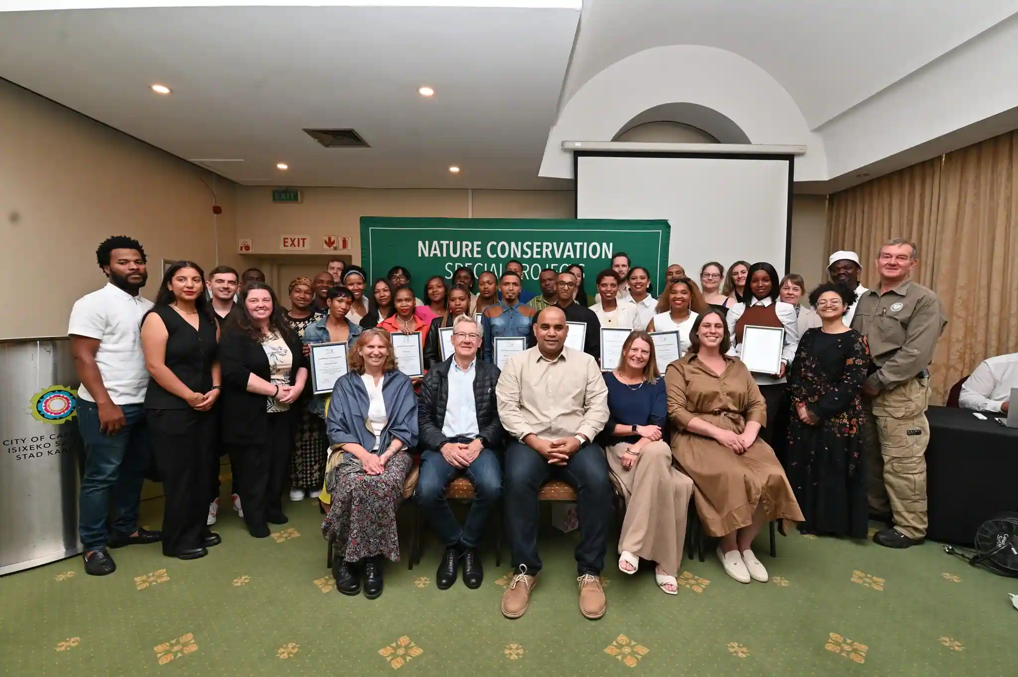 River Warden graduates with certificates, Cape Town