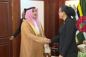 Dominica President Sylvanie Burton welcomed first Saudi Arabia Ambassador Abdullah Al-Sahani