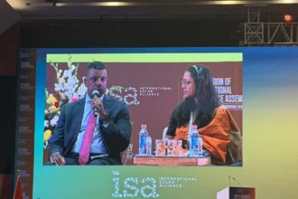 Dominica Foreign Affairs Minister Vince Henderson at SIDS Platform during ISA 2025