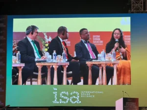 Dominica Foreign Affairs Minister Vince Henderson at SIDS Platform during ISA 2025