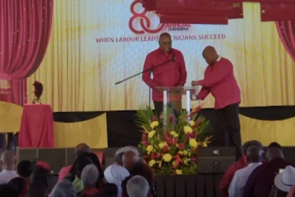 Prime Minister Roosevelt Skerrit in Barbados at LP's Annual Conference