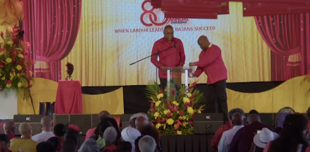Prime Minister Roosevelt Skerrit in Barbados at LP's Annual Conference