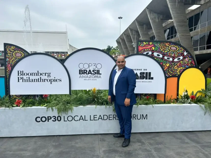 Deputy Mayor Eddie Andrews of Cape Town at C40 World Mayors Summit in Rio de Janeiro, Brazil