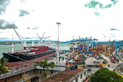 Kenya Port, where ships and vessels dock