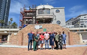 Councillor Francine Higham with the team at Cape Town, Community Swimming Pool re-opened for summer season