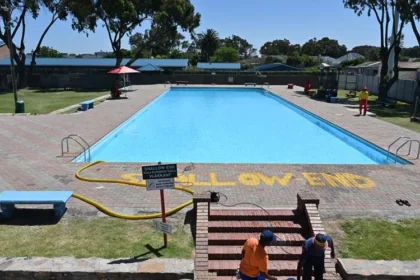 Cape Town, Langa Swimming Pool re-opened for summer season