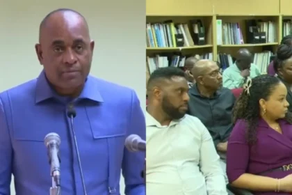 PM Roosevelt Skerrit at Press Conference