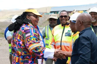 Minister of Water and Sanitation – Pemmy Majodina in Lesotho, South Africa