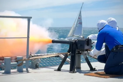 Cape2Rio 2025 Yacht Race, Traditional Gun Fire Salurte given by SA Navy