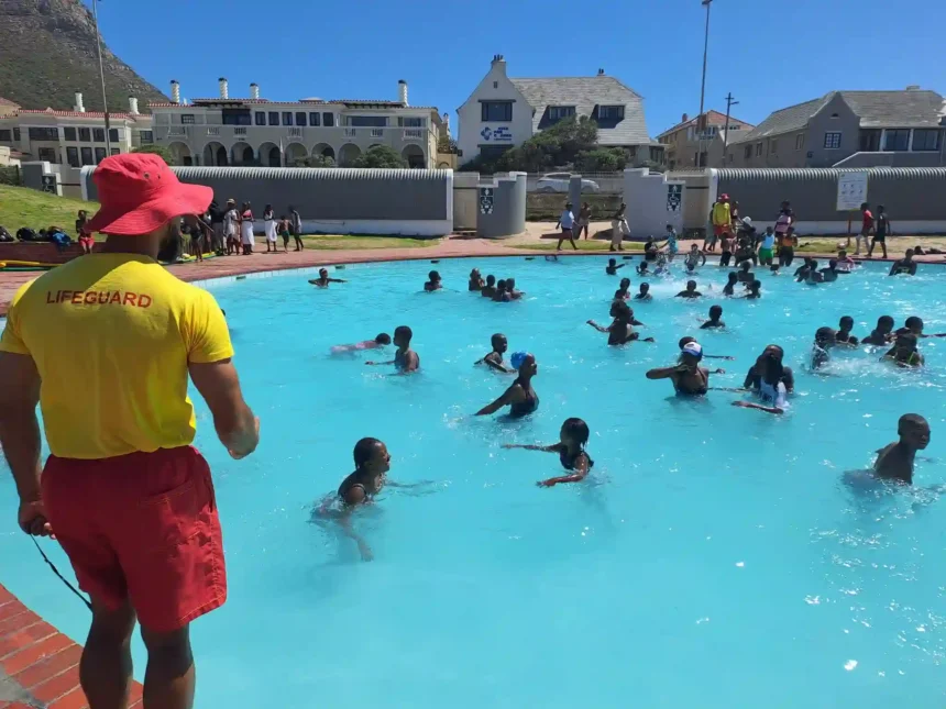 Beach lifeguard of Cape Town on duty for New Year 2026