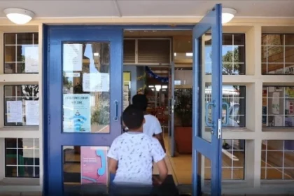Children at City Library for Fine Free Week in Cape Town