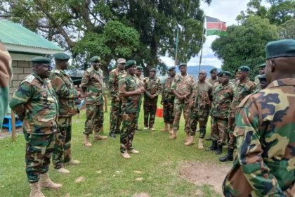 Kenya Forest Officers at Site Visit