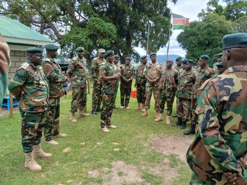 Kenya Forest Officers at Site Visit