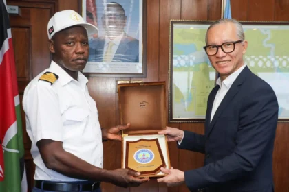 Capt. Ruto while receiving accolade from Thailand