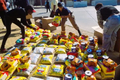 Donation made by residents of Cape Town