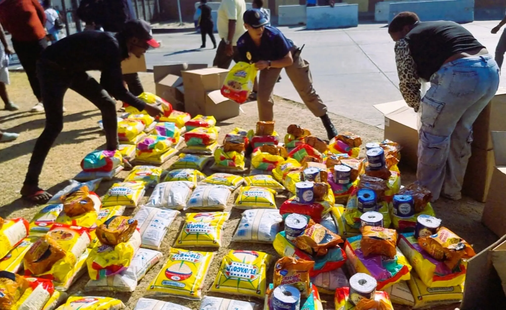 Donation made by residents of Cape Town