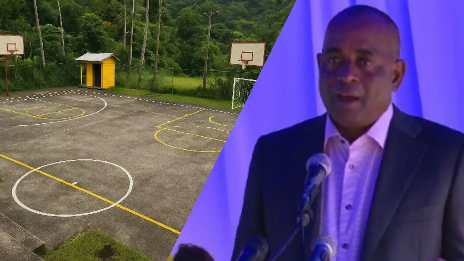 Trafalgar Basketball Facility in Roseau Valley, Dominica