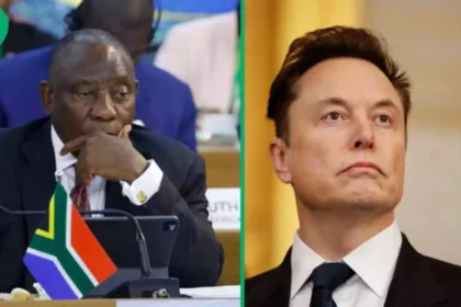 Elon Musk and South Africa President
