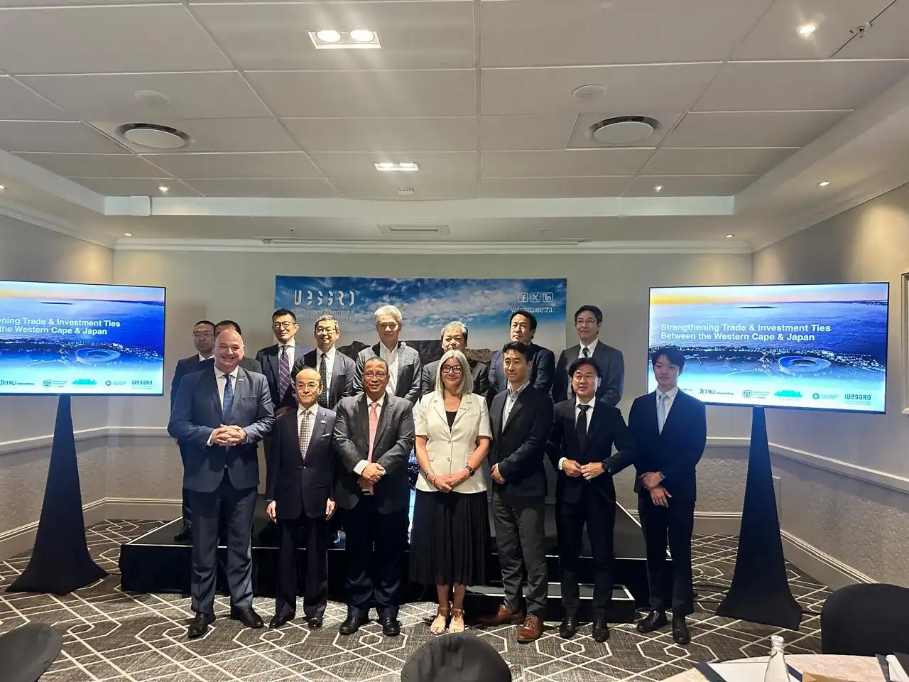 Wesgro South Africa team with Japan delegates