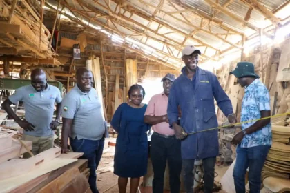 Kenya Forest Service officers in Kitui County