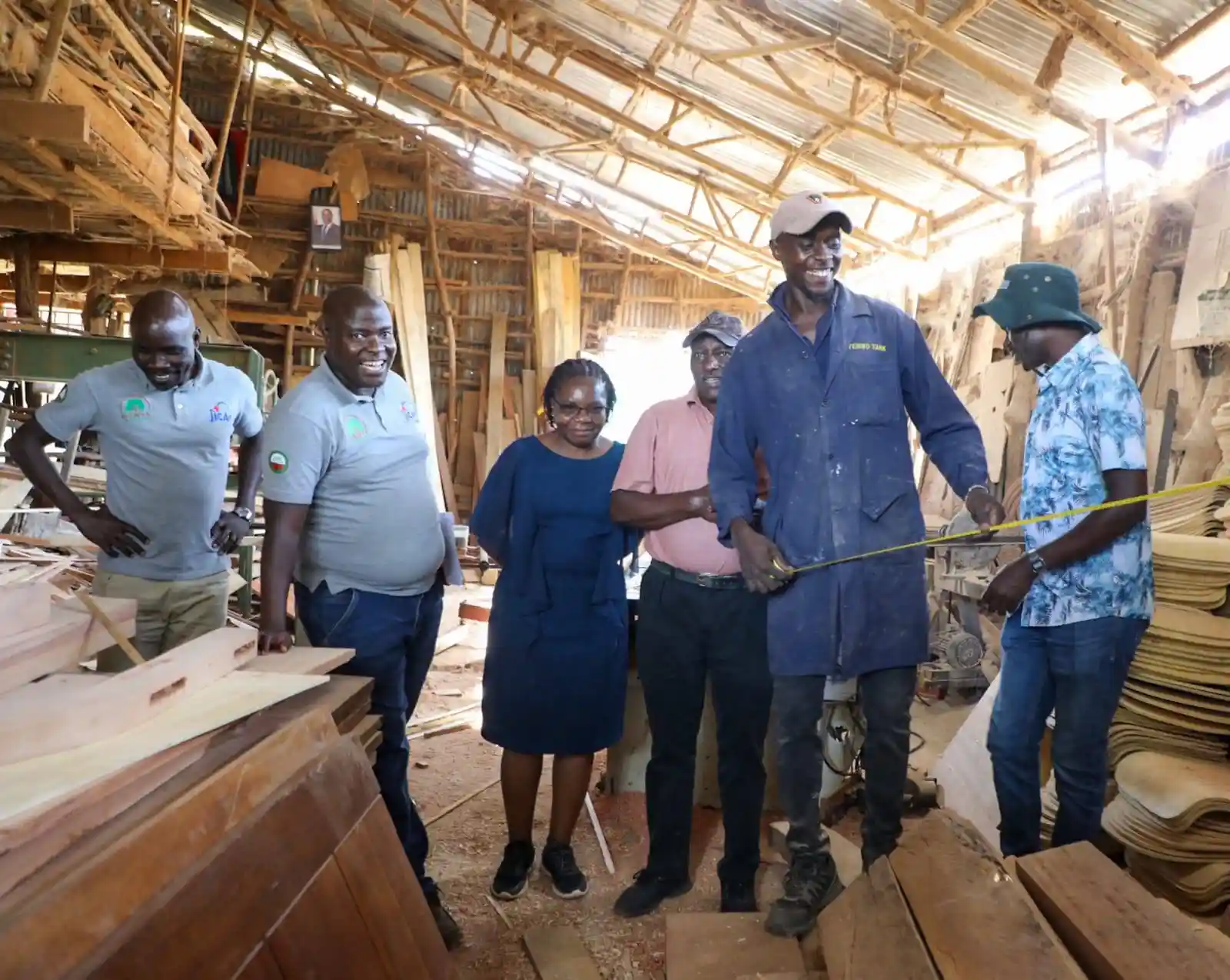 Kenya Forest Service officers in Kitui County