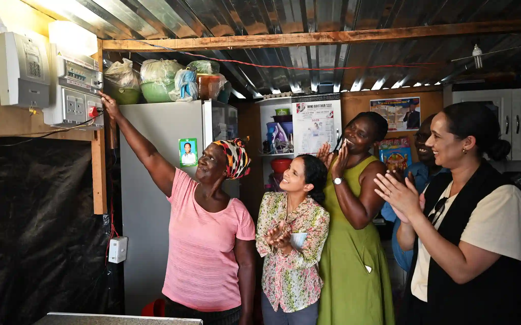 Electricity provided to Nomzamo residents, Cape Town