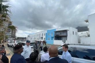 City of Cape Town officials on site visit to inspect District Six projects
