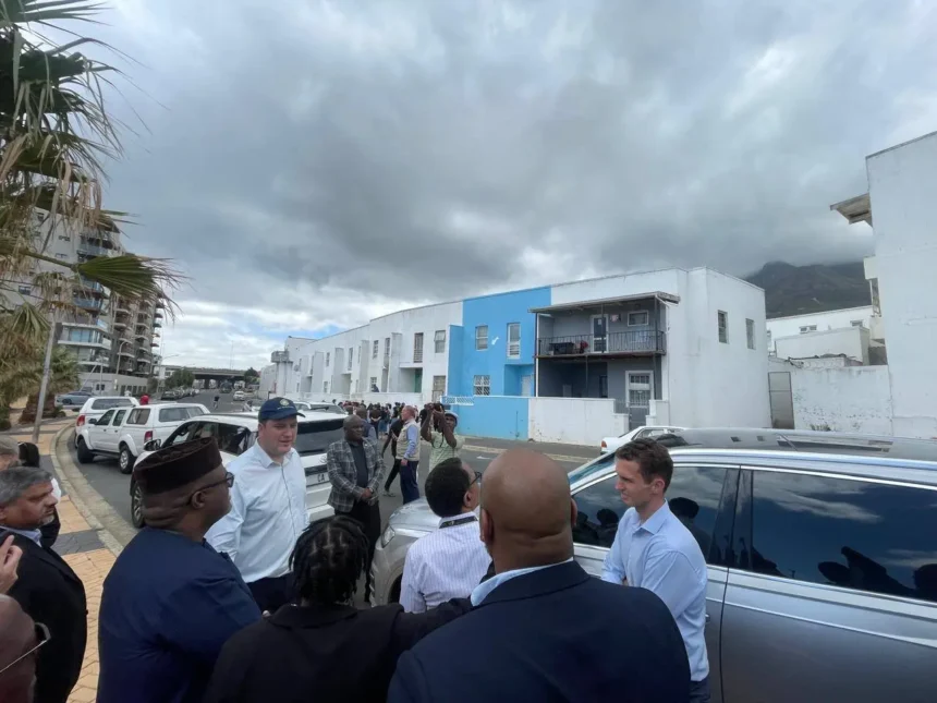 City of Cape Town officials on site visit to inspect District Six projects