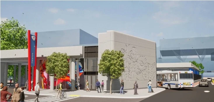 MyCiTi Bus Station Artwork, at Claremont, by Cape Town Artists