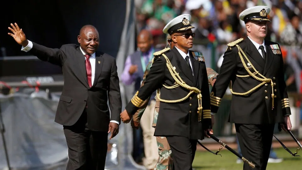 President Cyril Ramaphosa at Armed Forces Day, South Africa