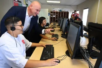 Alderman James Vos at CapeBPO, Cape Town
