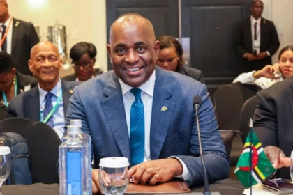 PM Roosevelt Skerrit of Dominica at 50th CARICOM Heads of Government Meeting