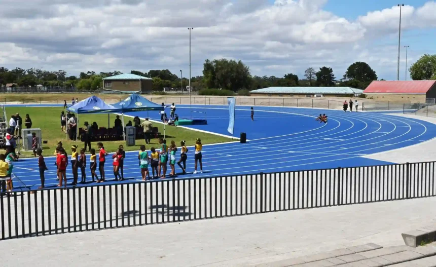 Wesfleur Athletics Stadium in Atlantis, Cape Town