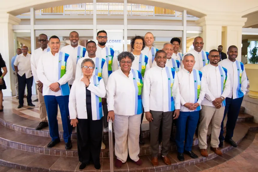 Caribbean leaders at high-level retreat held in Nevis Island