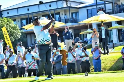 President Cyril Ramaphosa at Presidential Golf Challenge in Melkbosstrand