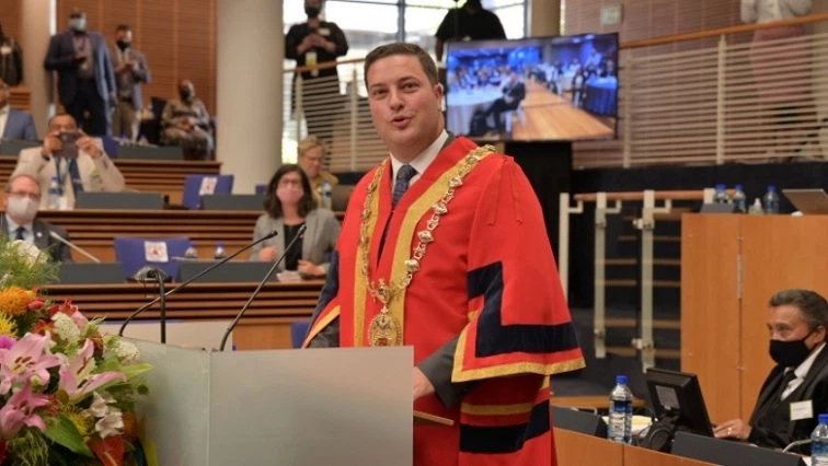 Mayor Geordin Hill-Lewis at City Council, Cape Town
