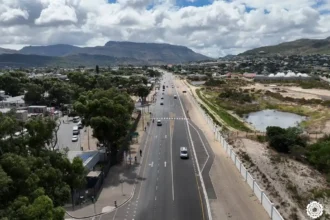 Kommetjie Road in Cape Town