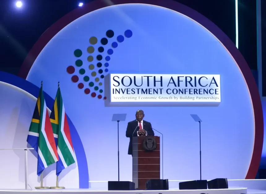 President Cyril Ramaphosa at 6th South Africa Investment Conference in Johannesburg