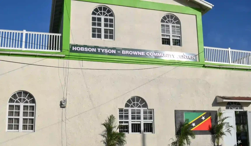 Conaree Community Center renamed as the Hobson Tyson-Browne Community Center, in St. Kitts and Nevis