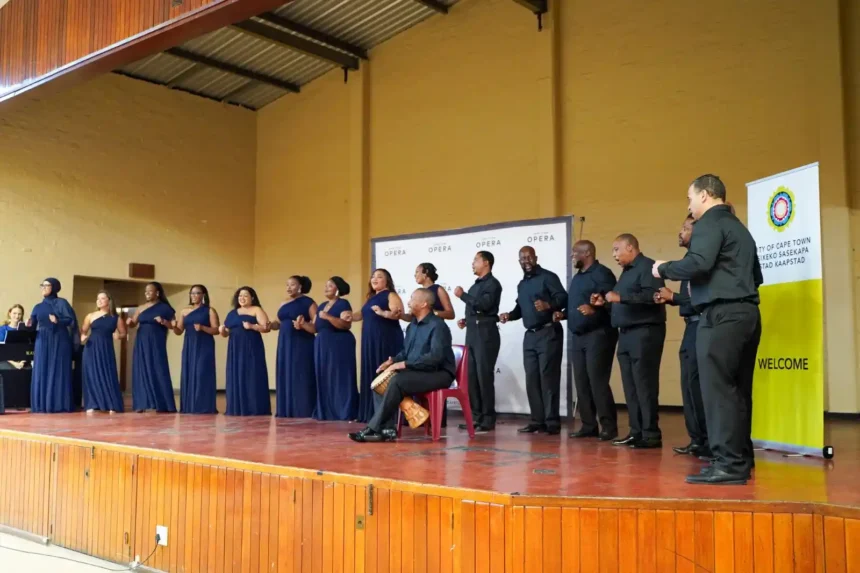 Cape Town Opera Vocal Ensemble team during performance