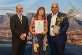 Deputy Mayor Eddie Andrews while honouring the officers, Cape Town