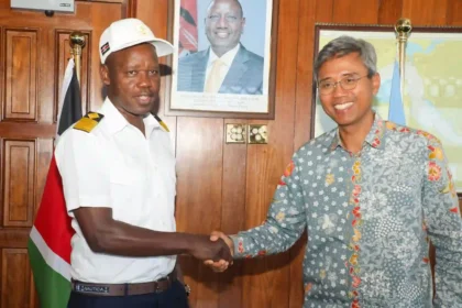 Kenya Ports Authority MD Capt. Ruto with Ambassador of Indonesia – Witjaksono Adji