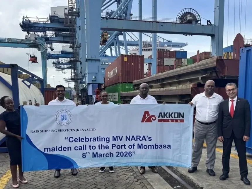MV Nara makes maiden call at Port of Mombasa in Kenya