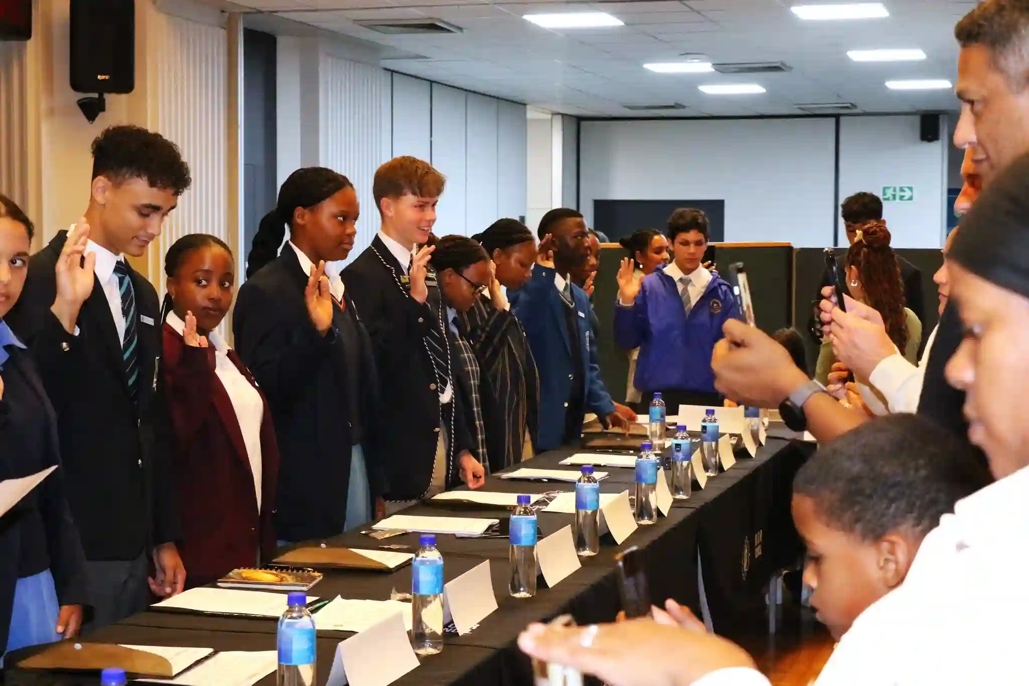 Newly ELected Junior City Councillors of City Council, Cape Town