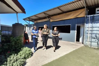 Cllr Francine Higham at MES Safe Space in Bellville