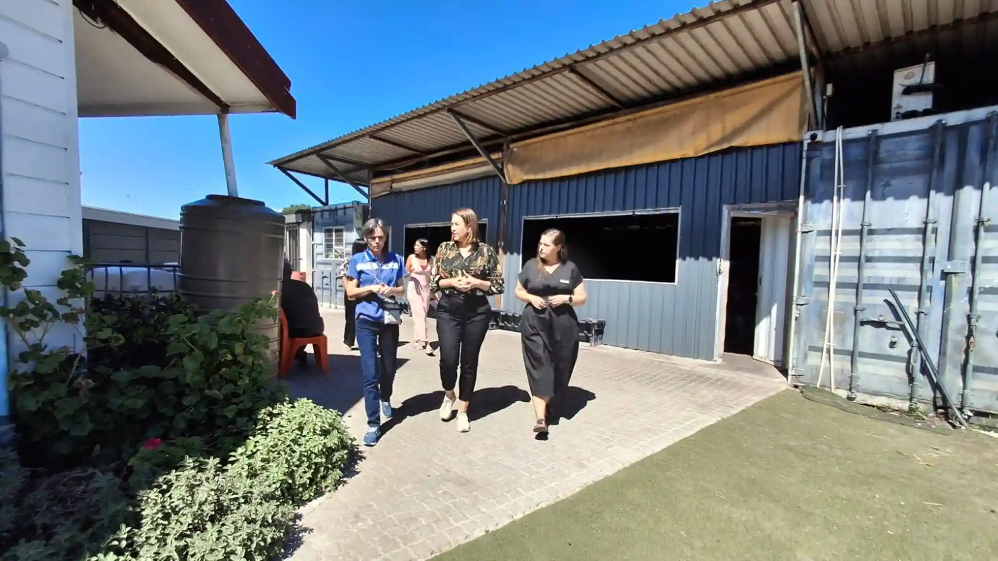 Cllr Francine Higham at MES Safe Space in Bellville