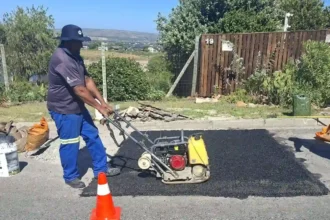 Cape Town restoring roads in the city