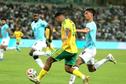 Bafana Bafana v/s Panama football match at DHL Stadium in Cape Town